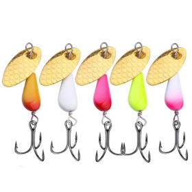 Single Hook Sequins Road Runner Bait Fishing False Lures - Multi-Color - 5.5CM-4.6G