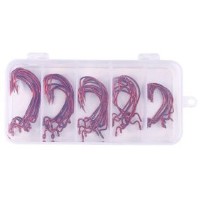 Outdoor Fishing Cranked Stripers Hook Set - Red - Fishing Hooks