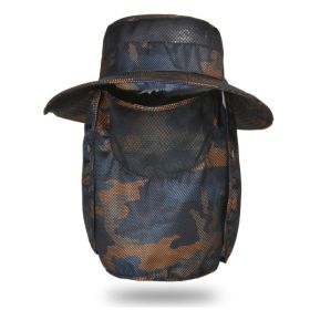 Waterproof Sun Protection Boonie Hat For Outdoor Safari Fishing Hunting Hiking Gardening - Tangerine