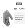 Fishing Gloves Anti-Slip Protect Hand from Puncture Scrapes Fisherman Professional Catch Fish Latex Hunting Gloves Left/Right - Left Grey - CN