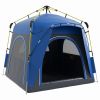 4 Person Pop Up Tent w/ Windows, Doors Carry Bag Included