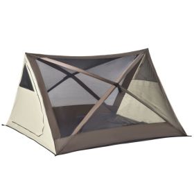 Outsunny Camping Tent, Easy Setup for 2-3 People, Ventilation Windows, Travel Bag Included