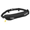 Manual Inflatable Belt Pack for Adults PFD Black CO2 Cylinder Not Included - Black