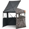 6-7 Person Portable Hunting Blind Ground Deer Duck Blind with Carrying Bag - Default