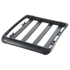 VEVOR Roof Rack Cargo Carrier, 48 x 40 x 5.6 in, Universal Rooftop Cargo Basket, Car Top Luggage Holder with 150 lbs Max Load Capacity, 4.1 in Fence