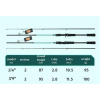 Fishing Rod 180 Cm/6 Ft Carbon Fiber Casting Spinning Rod 2 Section Pole Bass