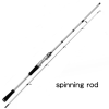 Fishing Rod Carbon Fiber Spinning/casting Rods 2 Sections 6 ft
