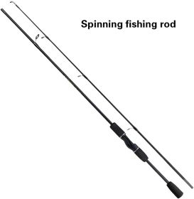 Casting Spinning Fishing Rod 6 Ft UltraLight Carbon Fiber Rod Pole - 180 cm/6 ft