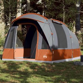 3-PersonTent Tunnel Gray and Orange Waterproof
