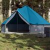 6-Person Family Tent Blue Waterproof