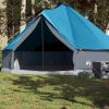 8-Person Family Tent  Blue Waterproof