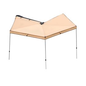 VEVOR 270 Degree Awning, 52 sq.ft Driver Side Vehicle Awning, Waterproof UV50+ Car Side Awnings with Carry Bag