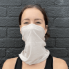 Hemless Neck Gaiter Face Mask for Fishing & Outdoor Activities - Grey