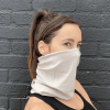 Hemless Neck Gaiter Face Mask for Fishing & Outdoor Activities - Grey