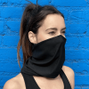 Hemless Neck Gaiter Face Mask for Fishing & Outdoor Activities - Black