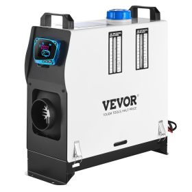 VEVOR Diesel Air Heater All In one, One Air Outlet, 8KW Diesel Heater 12V, Fast Heating, Diesel Parking Heater with Red LCD Switch