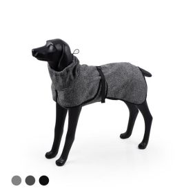 Water Repellent Softshell Dog Jacket Pet Clothes for Spring Autumn, Pets Apparel Winter Warm Coats Puppy Comfort Vest--(DeepGary, size L) - as picture