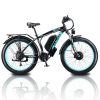 Electric Bike KETELES 48V 23AH Dual Motor 1000W*2 26"*4.0 MTB - blue