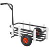 Fishing Cart, 200 lbs Load Capacity, Fish and Marine Cart with Two 11" Big Wheels Rubber Balloon Tires for Sand