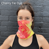 Sports Neck Gaiter Face Mask for Outdoor Activities - Cherry Tie Dye