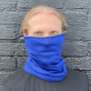 Hemless Neck Gaiter Face Mask for Fishing & Outdoor Activities - Blue