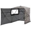 Hunting Blind, 4-5 Person Ground Blinds with Carrying Bag, 360 Degree Portable Camouflage Tent