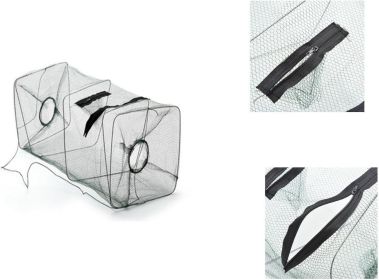 Foldable Fishing Net Trap and Fish Minnow Trap - 1