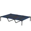 Elevated Pet Bed with Carrying Bag, Dark Blue - Blue 48" X 36" X 9"