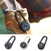 1pc Double-sided Multifunctional Camping Compass; Outdoor Accessories - Black