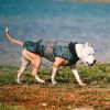 Pet Keep Warm Winter Jacket Dog Clothes for Traveling Hiking Camping-(blue, size M) - as picture