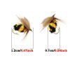 5/10/25pcs Artificial Bumblebee Fly Fishing Lures Baits Trout Bionic Flies For Trout Fishing - 10Pcs(No Box)
