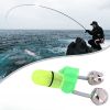 10/ 40 PC LED Night Fishing Bite Bait Alarm 2 Bells Light Rod Tip Clip Alert Ring - 10PCS