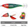 Bionic Faux Fishing Lures Set with metal Hook - Multi-Color - 7Pcs/Set