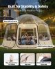 Pop up Bubble Tent, 15 x 13.8 ft Waterproof & UV-Resistant, Clear Camping Tent Shelter, Outdoor Garden Dome Igloo Tents with Windows