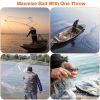 Fishing Cast Net Bait Trap Easy Throw Heavy Duty Hand Cast Net with Chain Sinker Bottom Spread - 6FT