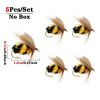 5/10/25pcs Artificial Bumblebee Fly Fishing Lures Baits Trout Bionic Flies For Trout Fishing - 10Pcs(No Box)