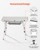 Folding Portable Camping Table Aluminum Outdoor Picnic Roll up Table Mesh Layer - Default