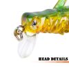 Fishing Bionic Grasshopper Lure; Wobbler Hard Bait For Freshwater 3g/0.11oz 35mm/1.38in - Color-C