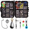 Fishing Accessories Kit With Box - Tangerine 165pcs