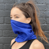 Hemless Neck Gaiter Face Mask for Fishing & Outdoor Activities - Blue