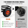 Fishing Cart, 200 lbs Load Capacity, Fish and Marine Cart with Two 11" Big Wheels Rubber Balloon Tires for Sand
