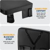 Alpcour Portable Extra Thick Stadium Seat Cushion - 21x 15 Inch Bleacher Cushion with Side Pocket