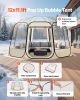 Pop up Bubble Tent, 12 x 11.1 ft Waterproof & UV-Resistant, Clear Camping Tent Shelter
