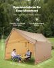 Hot Tent, 2 Persons Cabin Hot Tent with Stove Jack, Waterproof Winter Tents Shelters with Vents