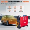 VEVOR 5KW Diesel Air Heater All in One 12V Diesel Parking Heater Silencer 5000W Diesel Heater Remote Control with LCD Switch for RV Motorhome Bus and