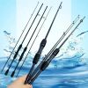 Casting Spinning Fishing Rod 6 Ft UltraLight Carbon Fiber Rod Pole - 180 cm/6 ft