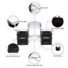 1PC Folding Camping Table with Storage Organizer - Black