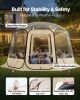Pop up Bubble Tent, 12 x 11.1 ft Waterproof & UV-Resistant, Clear Camping Tent Shelter