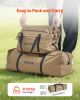Hot Tent for 4-6 Persons, Portable Winter Tipi Tent with Stove Jack, Waterproof Canvas Camping Tents