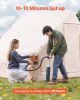 Inflatable Tents for Camping, 5-8 Person Easy Setup Blow up Tent with Hand Pump